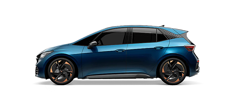 Cupra Born seitliche Ansicht