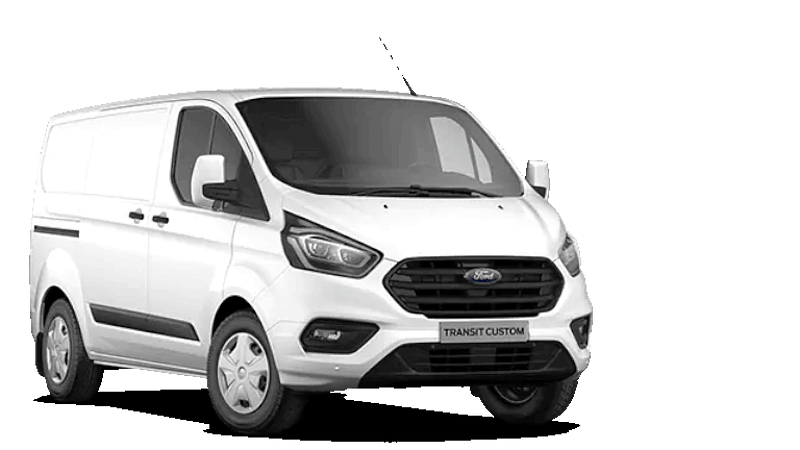 Ford Transit Custom Kastenwagen schräge Ansicht