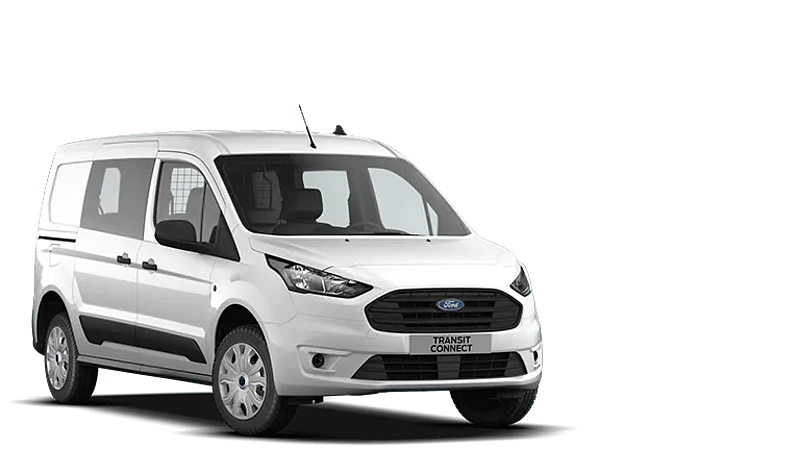 Ford Transit Connect Doppelkabine schräge Ansicht